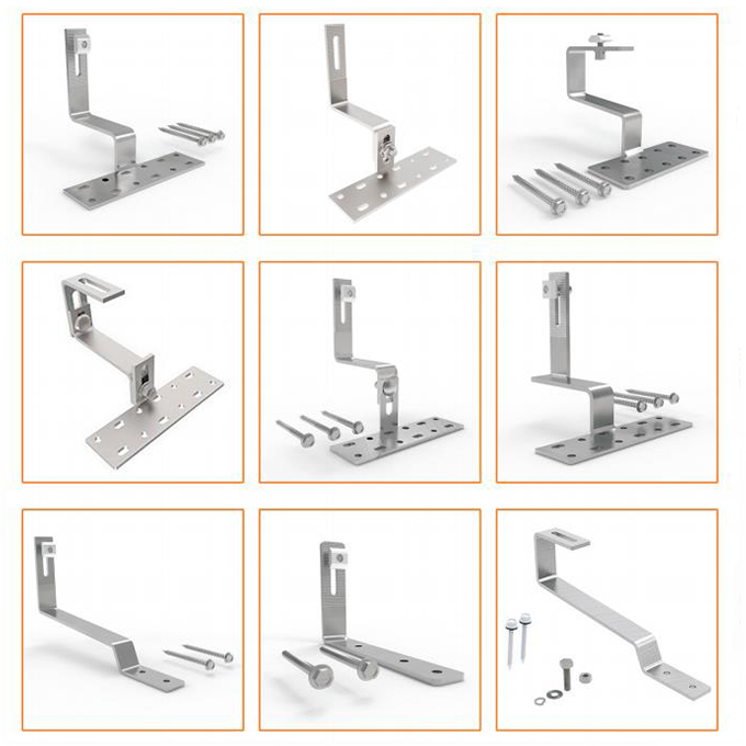 AS Solar Roof Mounting Tile Roof Hook